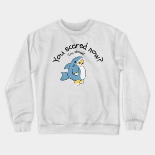 Cat Shark funny. You scared now? Crewneck Sweatshirt